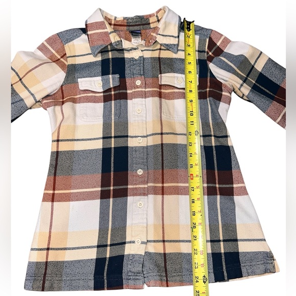 Patagonia Women's Long-Sleeved Fjord Flannel Shirt Plaid Size 2 - Picture 3 of 6